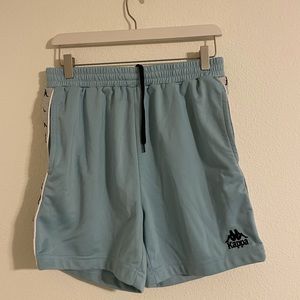 Kappa Baby Blue Banda Coney Nylon Active Shorts